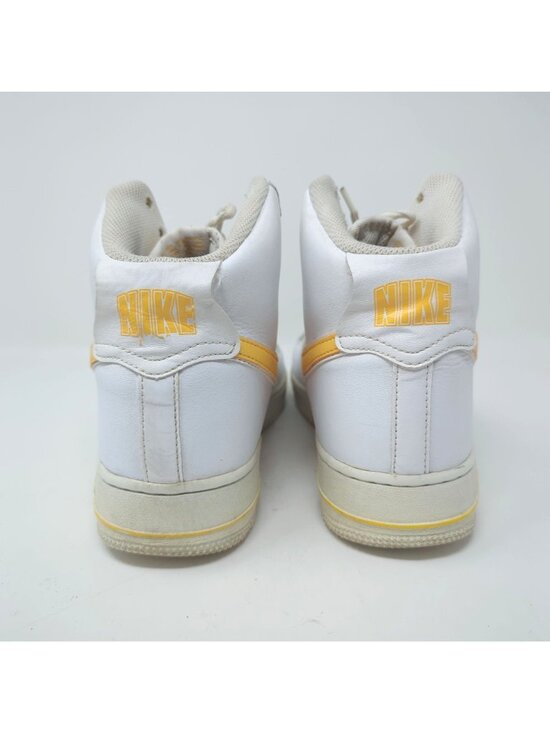 Nike Air Force 1 AF1 White High Top Sneakers 8 Yellow Mens main image 13